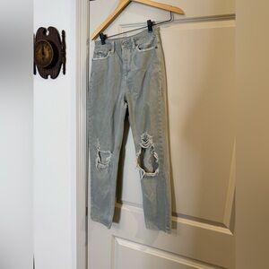 American Eagle Outfitters Light Green Jeans